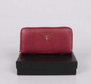 Prada PR0507 Maroon Wallet