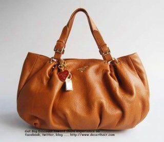 Prada Designer Light Coffee 5668 Bag