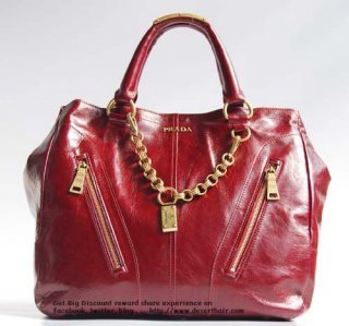 Prada Classic Maroon 7958 Bag