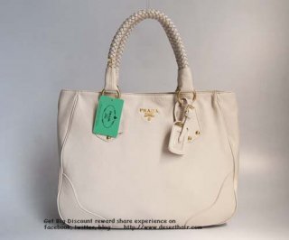 Prada Designer Beige 5653 Bag