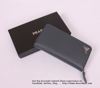 Prada 1178 Dark Blue Wallet