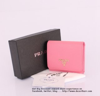 Prada 1760 Pink Wallet