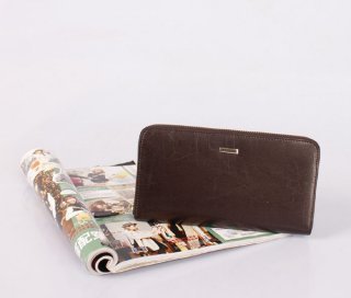 Prada PR008203 Coffee Wallet