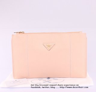 Prada 625 Bare Pink Wallet