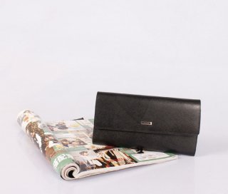 Prada PR0086-5 Black Wallet