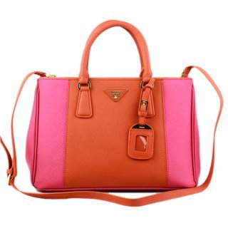 Prada Saffiano Red Rose 2274 Bag