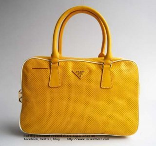 Prada Mini Yellow 29152 Bag