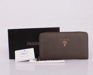 Prada PR050801 Coffee Wallet