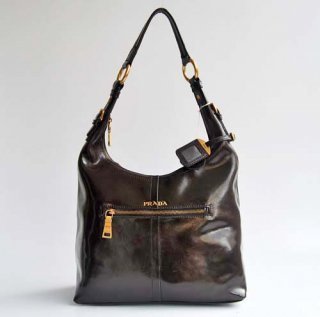 Prada Shoulder Dark Coffee 0918 Bag