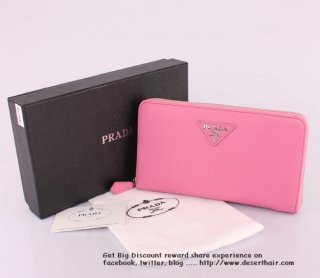 Prada 1188 Pink Wallet