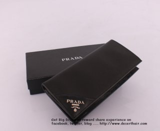 Prada 2M0837 Black Wallet