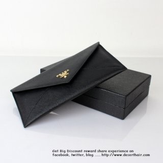 Prada 1175 Black Wallet