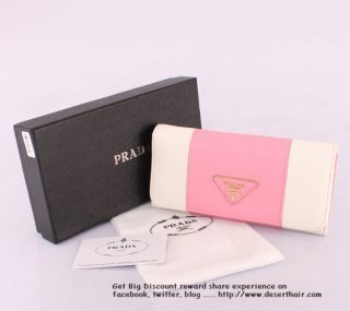 Prada 0506-1 Pink With White Wallet