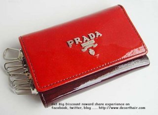 Prada 505-2 Dark Red Wallet