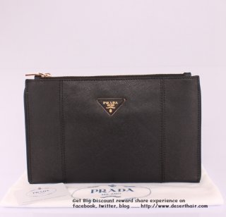 Prada 625 Black Wallet