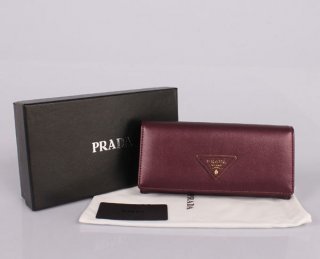 Prada P1-514 Purple Wallet