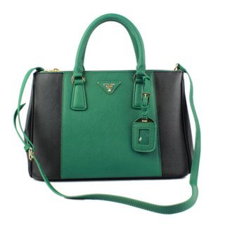 Prada Saffiano Green Gray 2274 Bag