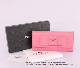 Prada 116802 Pink Wallet