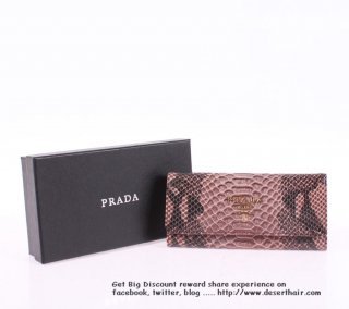 Prada 159753 Snake Veins Wallet