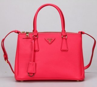 Prada Saffiano Fluorescent Rose 1801 Bag