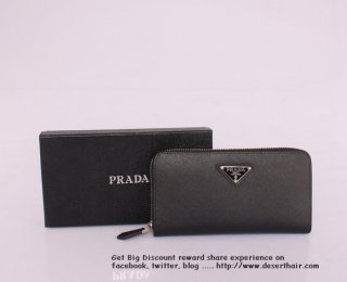 Prada 2MA0506 Black Wallet