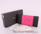 Prada 0506-1 Rose Red With Black Wallet