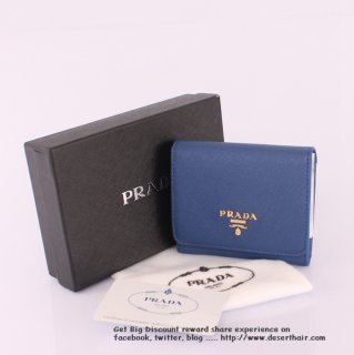 Prada 1760 Blue Wallet